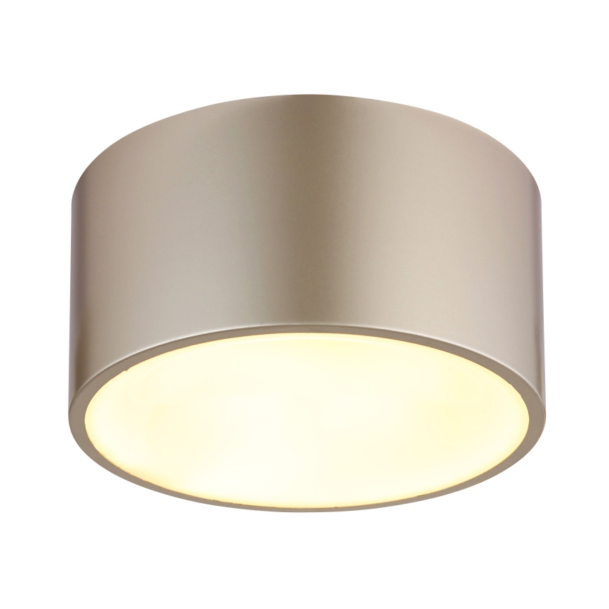 Globo - LED-kattovalaisin LED/12W/230V Ø 15 cm 3000K messinki