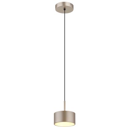 Globo - LED-riippuvalaisin vaijerilla LED/12W/230V 3000K halkaisija 15 cm messinki