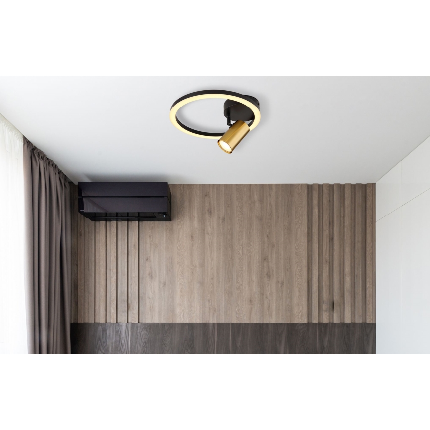Globo - LED-seinävalaisin 1xGU10/5W/230V + LED/12W/230V