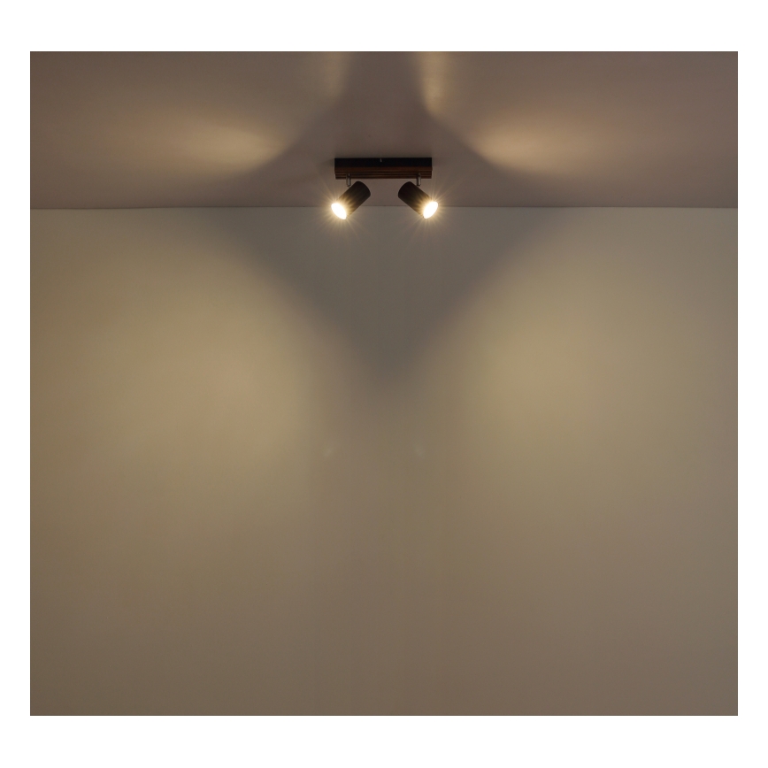 Globo - Kohdevalo 2xGU10/25W/230V musta