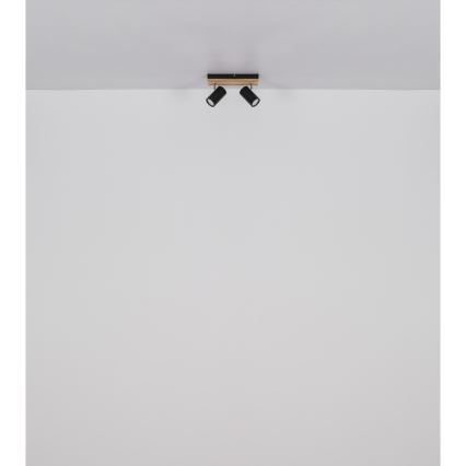 Globo - Kohdevalo 2xGU10/25W/230V musta