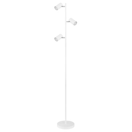 Globo - Lattialamppu 3xGU10/5W/230V valkoinen