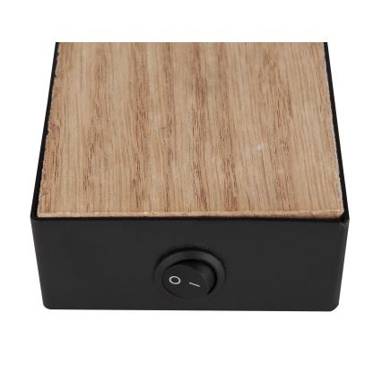Globo - Seinäkohdevalo 1xGU10/35W/230V musta/ruskea