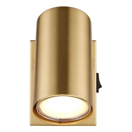 Globo - Seinäkohdevalo 1xGU10/25W/230V kulta