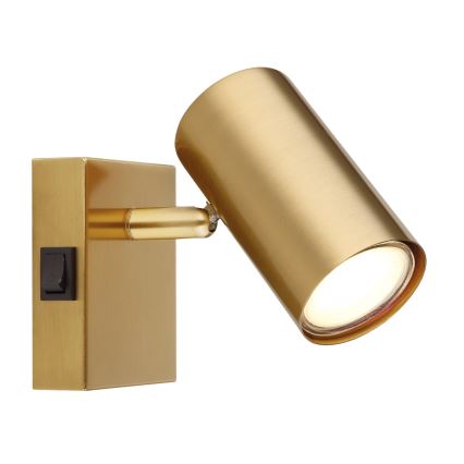 Globo - Seinäkohdevalo 1xGU10/25W/230V kulta
