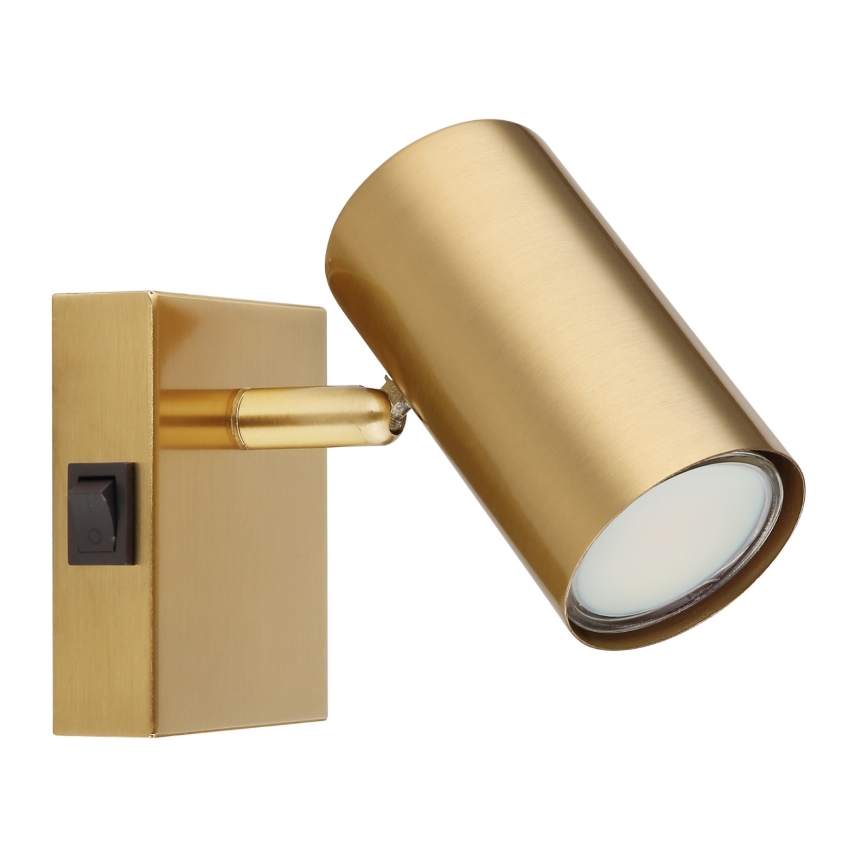 Globo - Seinäkohdevalo 1xGU10/25W/230V kulta