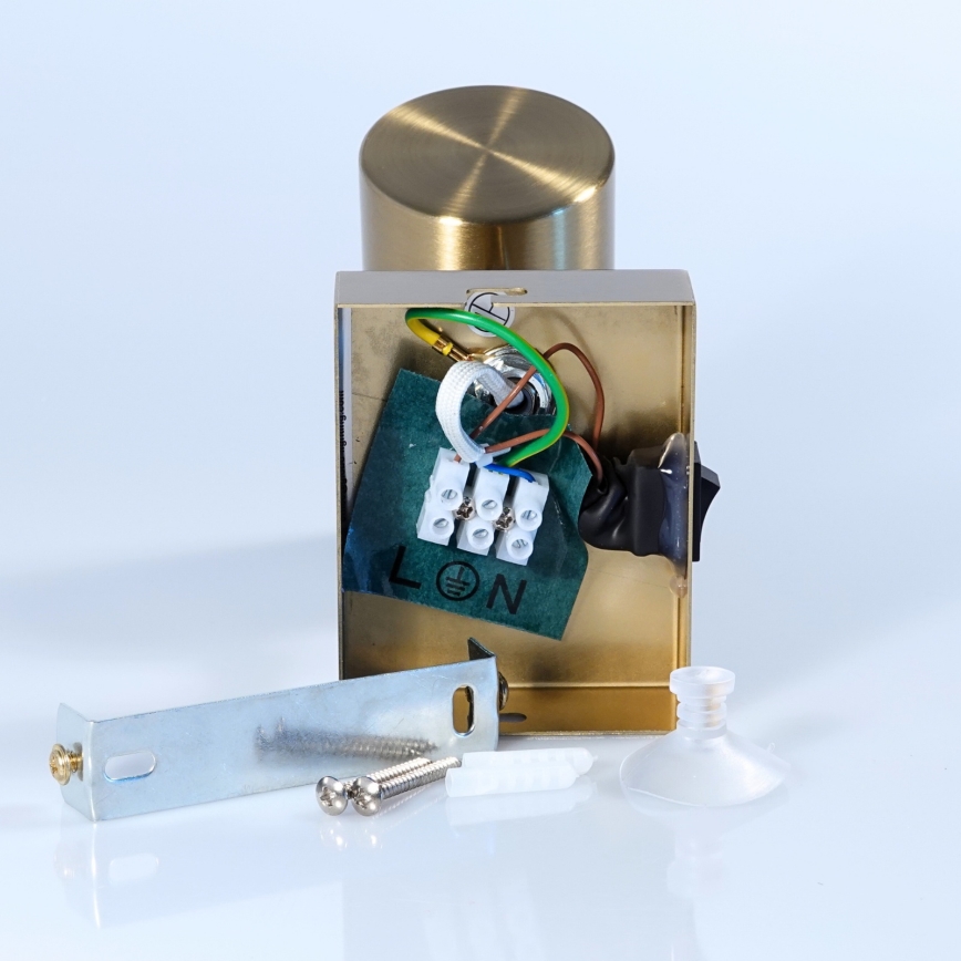 Globo - Seinäkohdevalo 1xGU10/25W/230V kulta