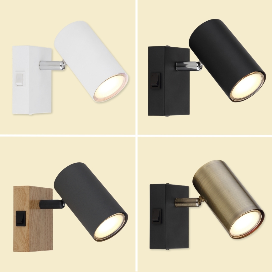 Globo - Seinäkohdevalo 1xGU10/25W/230V kulta