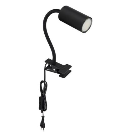 Globo - Joustava lamppu pidikkeellä 1xGU10/25W/230V musta