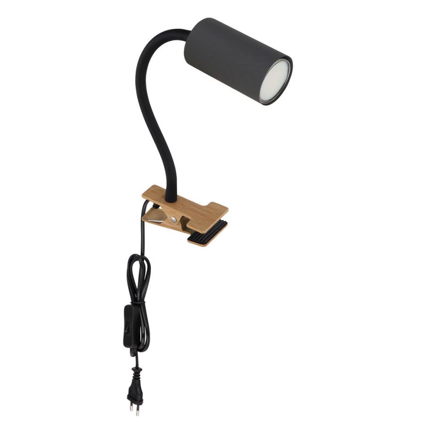 Globo - Joustava lamppu pidikkeellä 1xGU10/25W/230V harmaa/ruskea