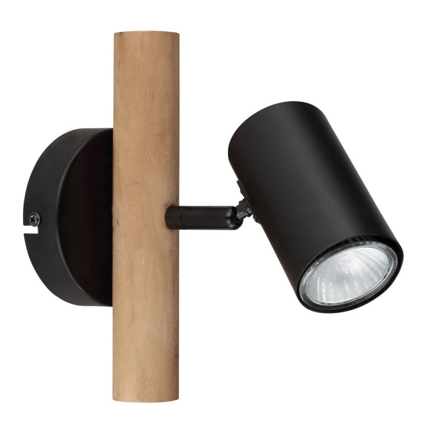 Globo - Seinäkohdevalo 1xGU10/5W/230V puu/metalli
