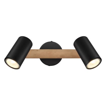 Globo - Kohdevalo 2xGU10/5W/230V puu/metalli