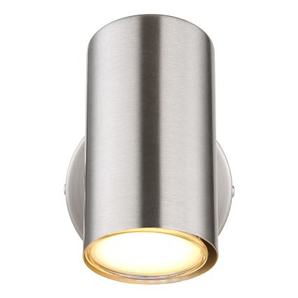 Globo - Seinäkohdevalo 1xGU10/25W/230V mattakromi