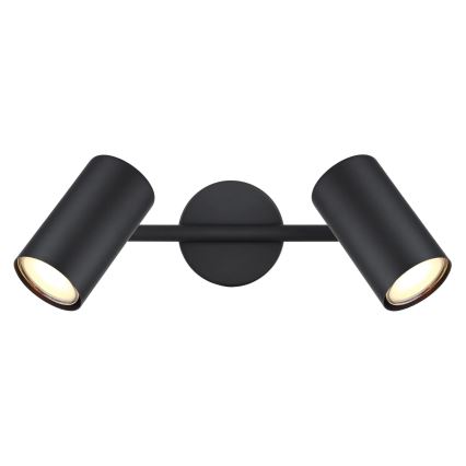 Globo - Kohdevalo 2xGU10/25W/230V musta