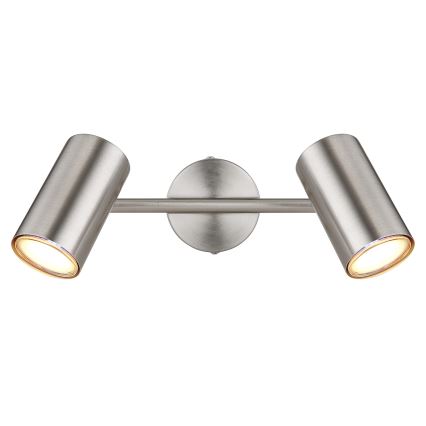 Globo - Kohdevalo 2xGU10/25W/230V mattakromi