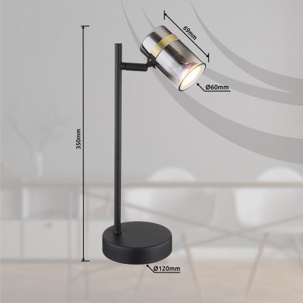 Globo - Pöytävalaisin 1xGU10/8W/230V