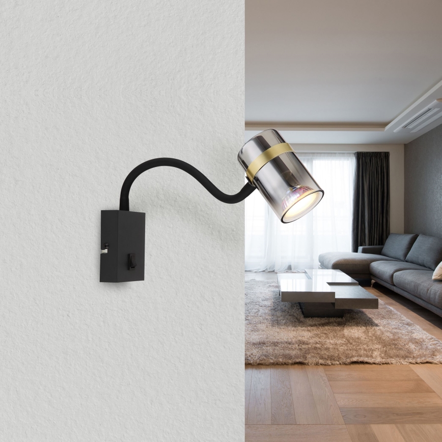 Globo - Säädettävä lukuvalaisin 1xGU10/8W/230V