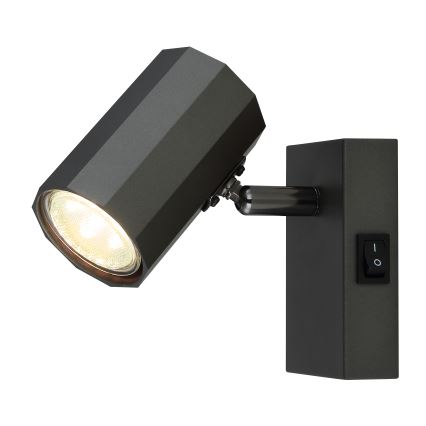 Globo - Seinäkohdevalo 1xGU10/25W/230V musta