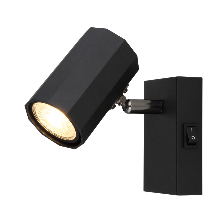Globo - Seinäkohdevalo 1xGU10/25W/230V musta