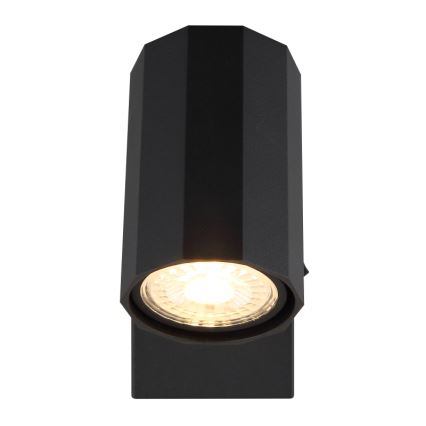 Globo - Seinäkohdevalo 1xGU10/25W/230V musta