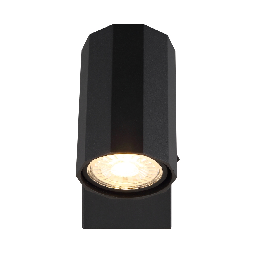 Globo - Seinäkohdevalo 1xGU10/25W/230V musta