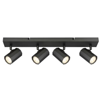 Globo - Kohdevalo 4xGU10/25W/230V musta