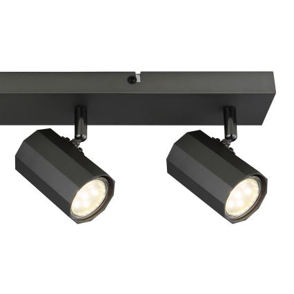 Globo - Kohdevalo 4xGU10/25W/230V musta