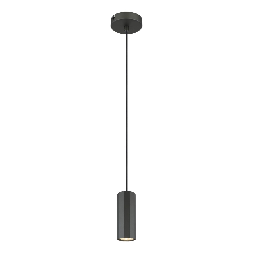 Globo - Kattokruunu johdossa 1xGU10/25W/230V musta