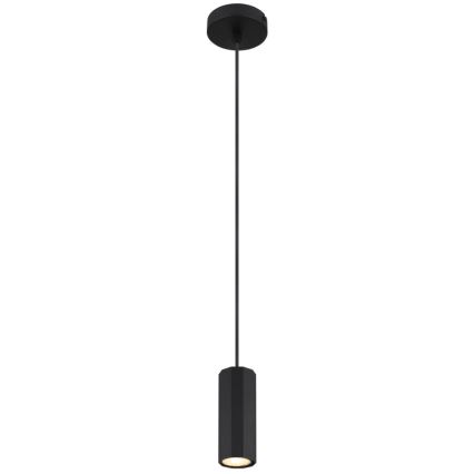 Globo - Kattokruunu johdossa 1xGU10/25W/230V musta