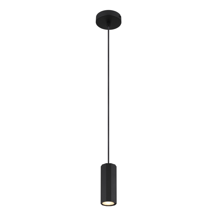 Globo - Kattokruunu johdossa 1xGU10/25W/230V musta