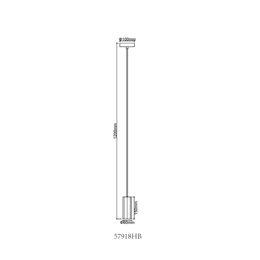 Globo - Kattokruunu johdossa 1xGU10/25W/230V musta