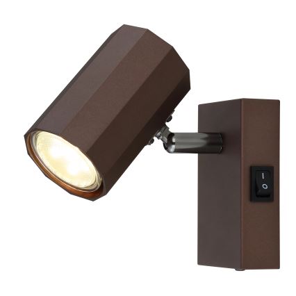 Globo - Seinäkohdevalo 1xGU10/25W/230V ruskea