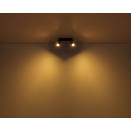 Globo - Kohdevalo 2xGU10/35W/230V musta