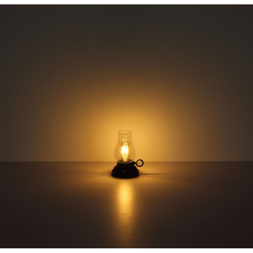 Globo - LED himmennettävä ladattava kosketuspöytävalaisin LED/1W/3,7V 1200 mAh vihreä