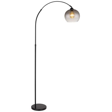 Globo - Lattialamppu 1xE27/60W/230V musta