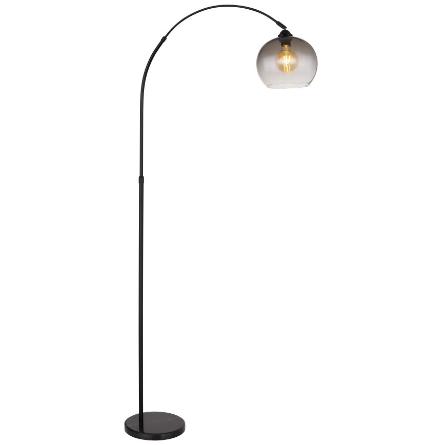 Globo - Lattialamppu 1xE27/60W/230V musta