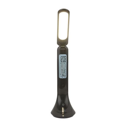 Globo - LED Himmennettävä ja ladattava pöytälamppu kanssa näyttö LED/4W/230V 2200 mAh musta