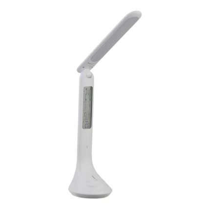 Globo - LED Himmennettävä ja ladattava pöytälamppu kanssa näyttö LED/4W/230V 2200 mAh valkoinen