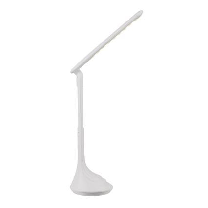 Globo - LED Himmennettävä ja ladattava pöytälamppu kanssa näyttö LED/4W/230V 2200 mAh valkoinen