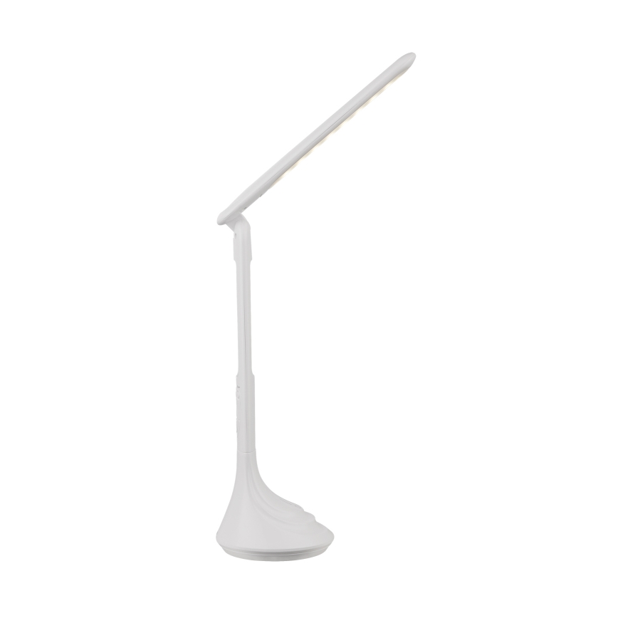 Globo - LED Himmennettävä ja ladattava pöytälamppu kanssa näyttö LED/4W/230V 2200 mAh valkoinen