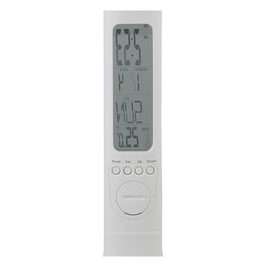 Globo - LED Himmennettävä ja ladattava pöytälamppu kanssa näyttö LED/4W/230V 2200 mAh valkoinen