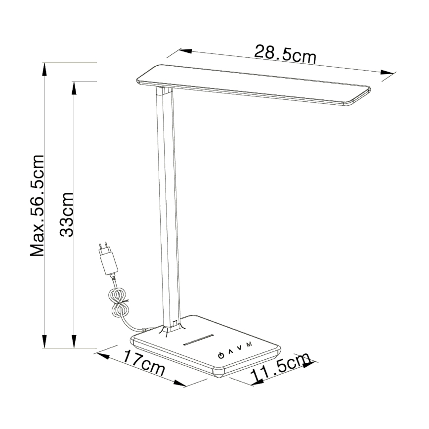 Globo - Himmennettävä LED-pöytävalaisin LED/5W/230V