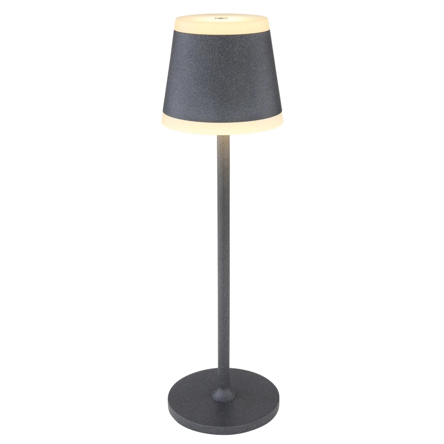 Globo - LED Himmennettävä ladattava kosketuspöytävalaisin LED/4,6W/3,7V 3000K 1800mAh harmaa IP54