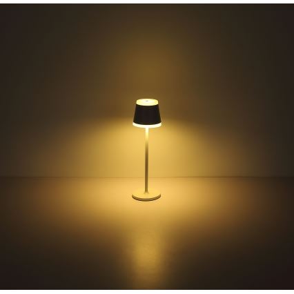Globo - LED Himmennettävä ladattava kosketuspöytävalaisin LED/4,6W/230V 1800 mAh USB IP54 valkoinen