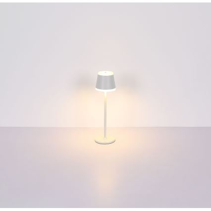 Globo - LED Himmennettävä ladattava kosketuspöytävalaisin LED/4,6W/230V 1800 mAh USB IP54 valkoinen