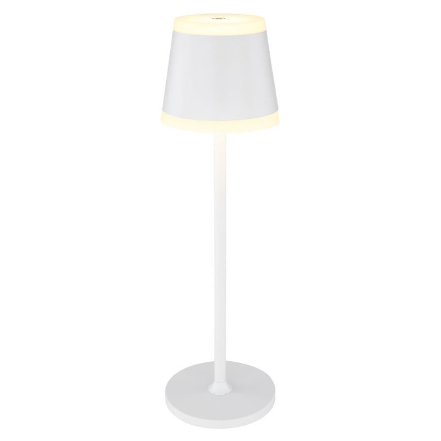 Globo - LED Himmennettävä ladattava kosketuspöytävalaisin LED/4,6W/230V 1800 mAh USB IP54 valkoinen