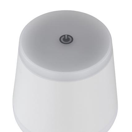 Globo - LED Himmennettävä ladattava kosketuspöytävalaisin LED/4,6W/230V 1800 mAh USB IP54 valkoinen