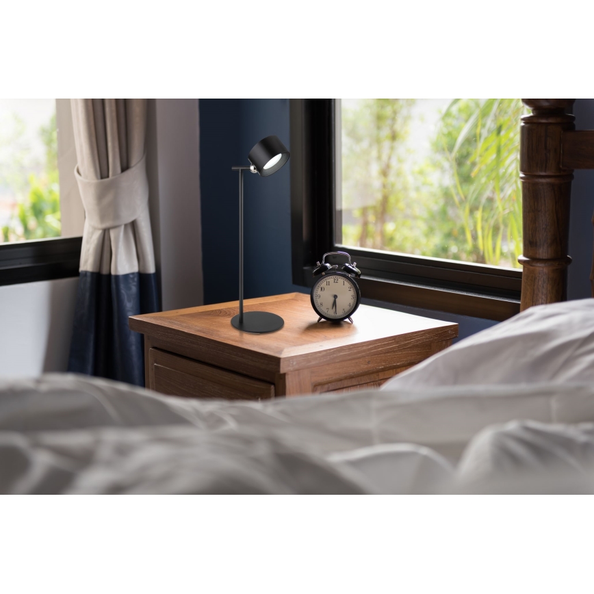 Globo - Himmennettävä LED-kosketuspöytävalaisin 4in1 LED/4W/5V 3000/4000/5000K 1200 mAh musta