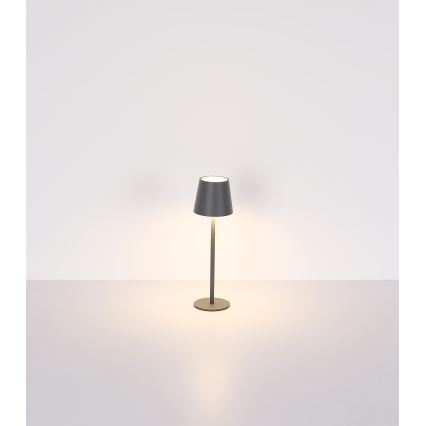 Globo - LED Himmennettävä kosketus ulko lamppu LED/3W/3,7V IP44 1800mAh + USB musta