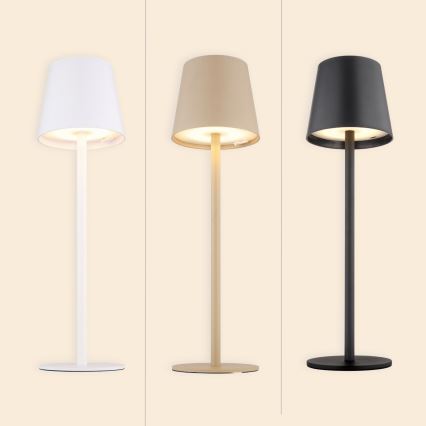 Globo - LED Himmennettävä kosketus ulko lamppu LED/3W/3,7V IP44 1800mAh + USB musta